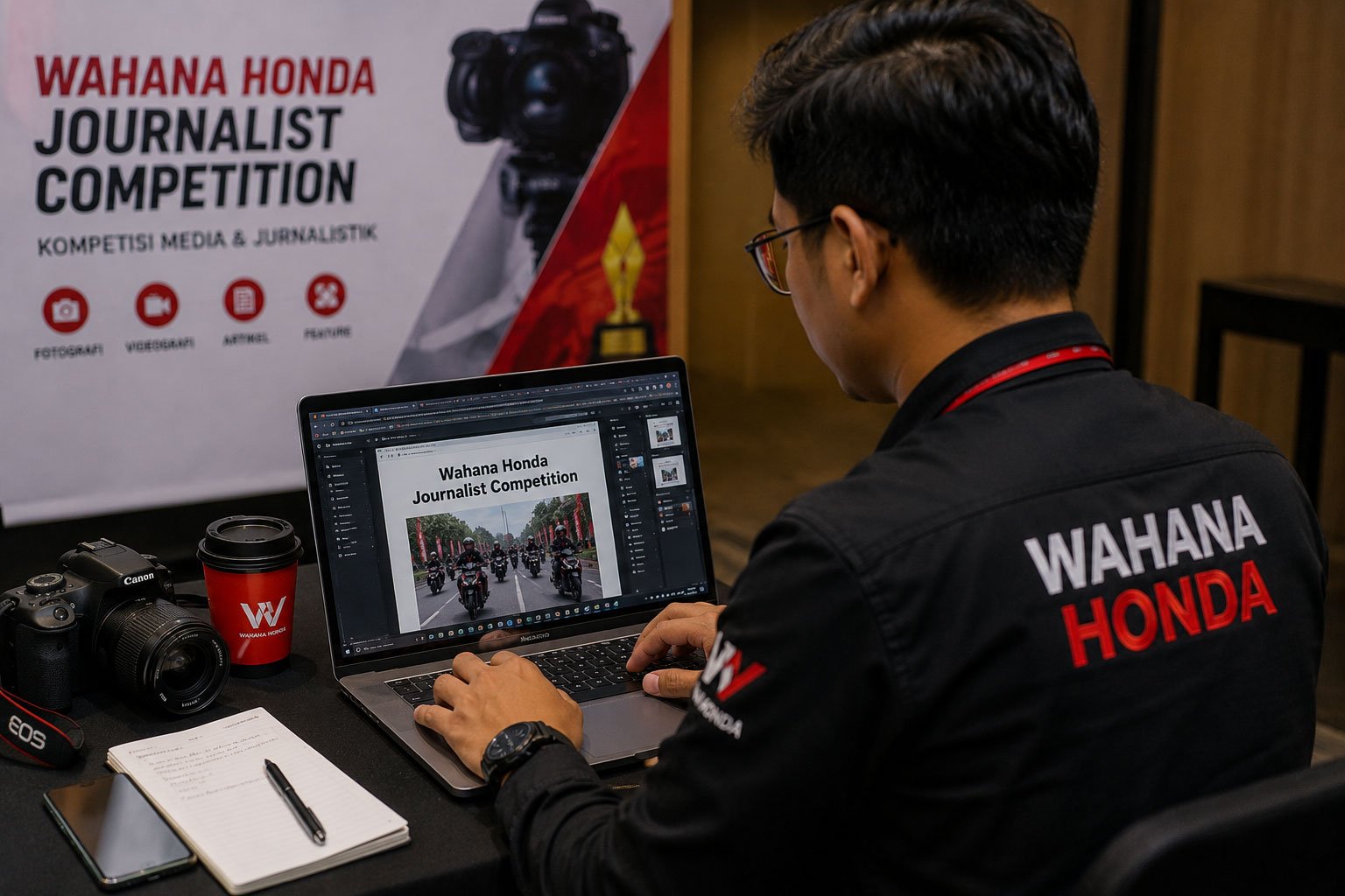Kompetisi jurnalistik di ruang kerja