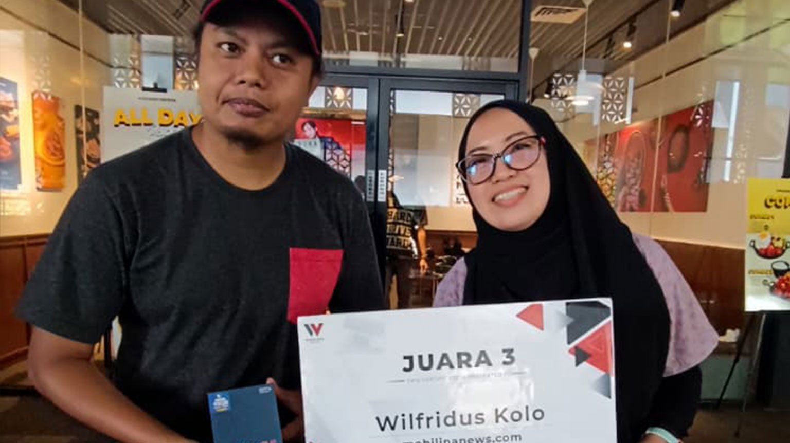 Penyerahan hadiah Wahana Honda Journalist Competition JFK 2025